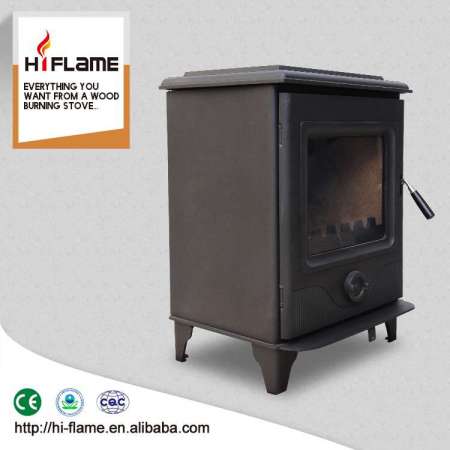 HiFlame 2016 Best Selling Steel Wood Burning Stove doors with glass ceramics HF907