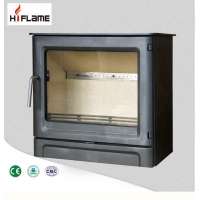 Eco Design Ready Stove HiFlame Model 6 Freestanding 80% Efficiency Wood Heating Stove for Indoor Usage