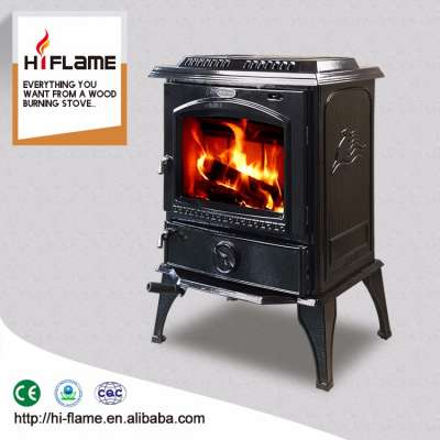 Hot selling excellent wood coal burning stove with CE certification HF717UE Black